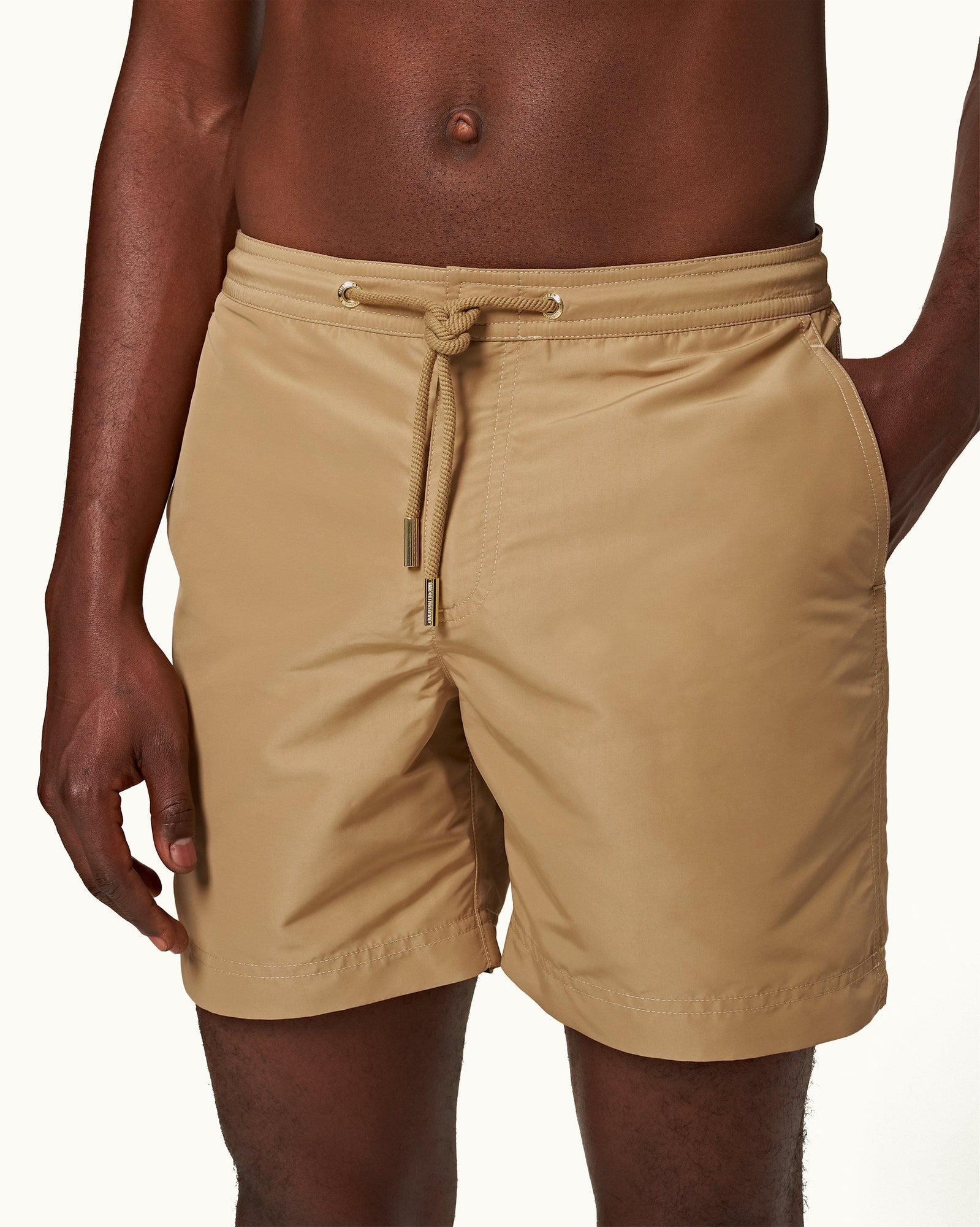 Men | Bulldog Drawcord Swim Boxer | Biscuit