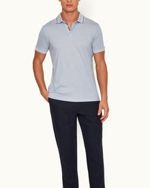 Men | Dominic Tipping Polo | Light Sky Pool