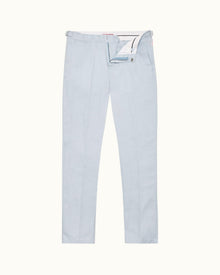 Men | Griffon Linen Trouser | Light Island Sky