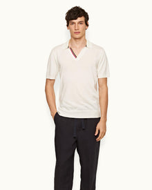 Men | Horton Tipping Polo | White Sand