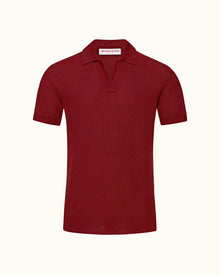 Men | Horton Pique Polo | Copper Red
