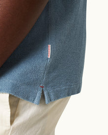 Men | Howell Towelling Shirt | Wish Blue