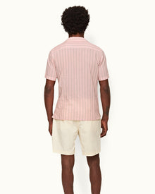 Men | Maitan Shirt | Rose/White