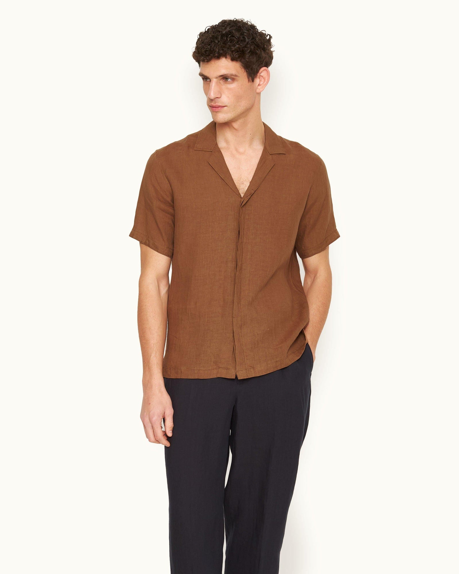 Men | Maitan Shirt | Cinnamon Coffee