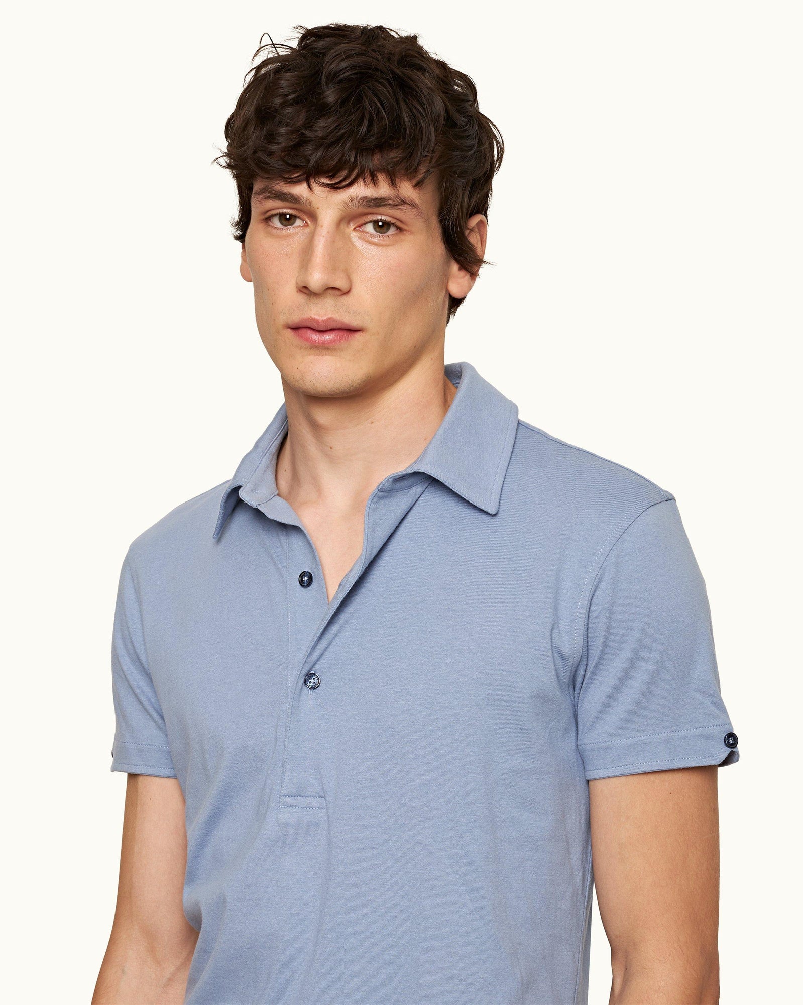 Men | Sebastian Silk Polo | Hush