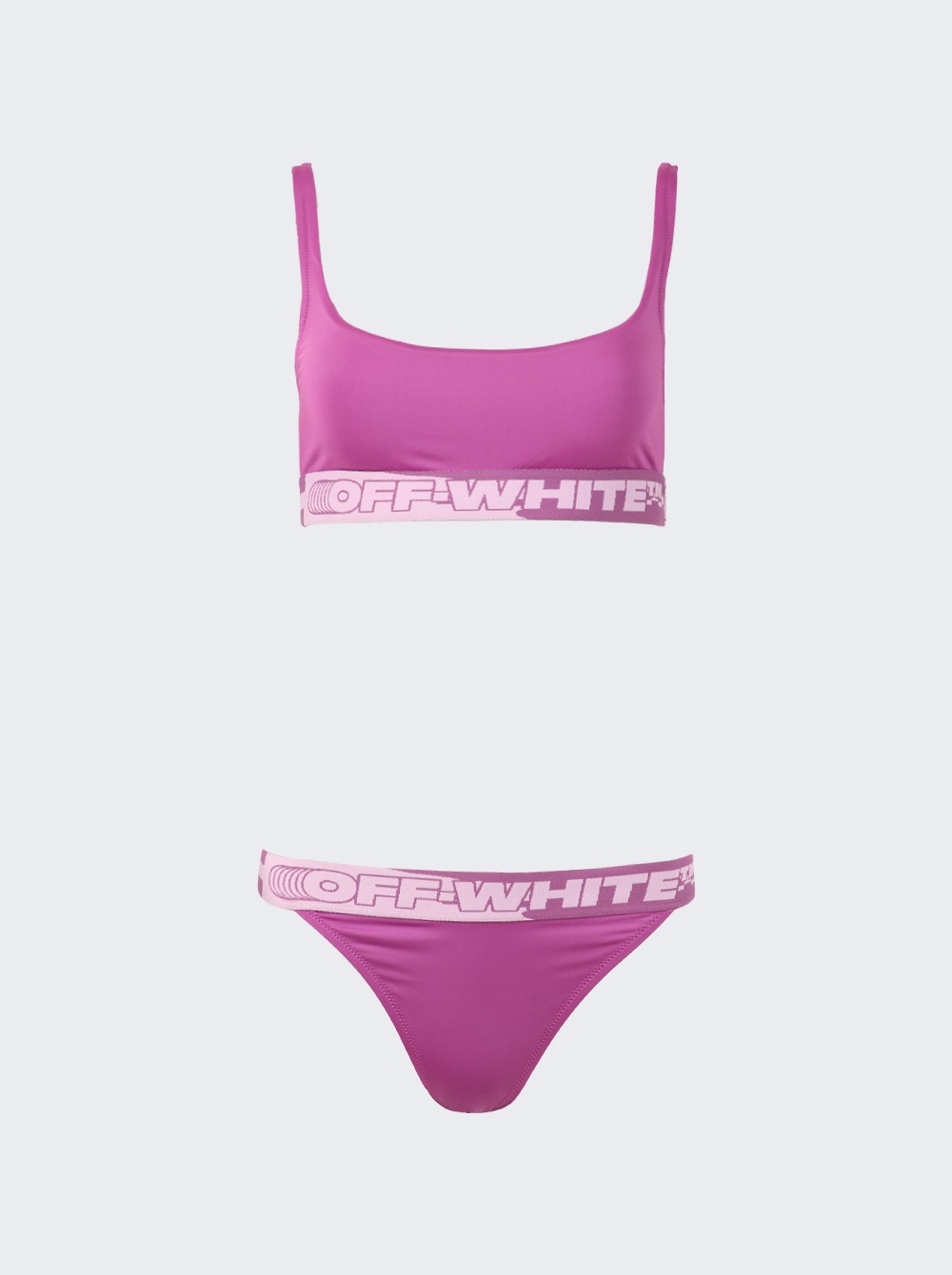 Women | Off-White | Logo Band Bikini | Pink
