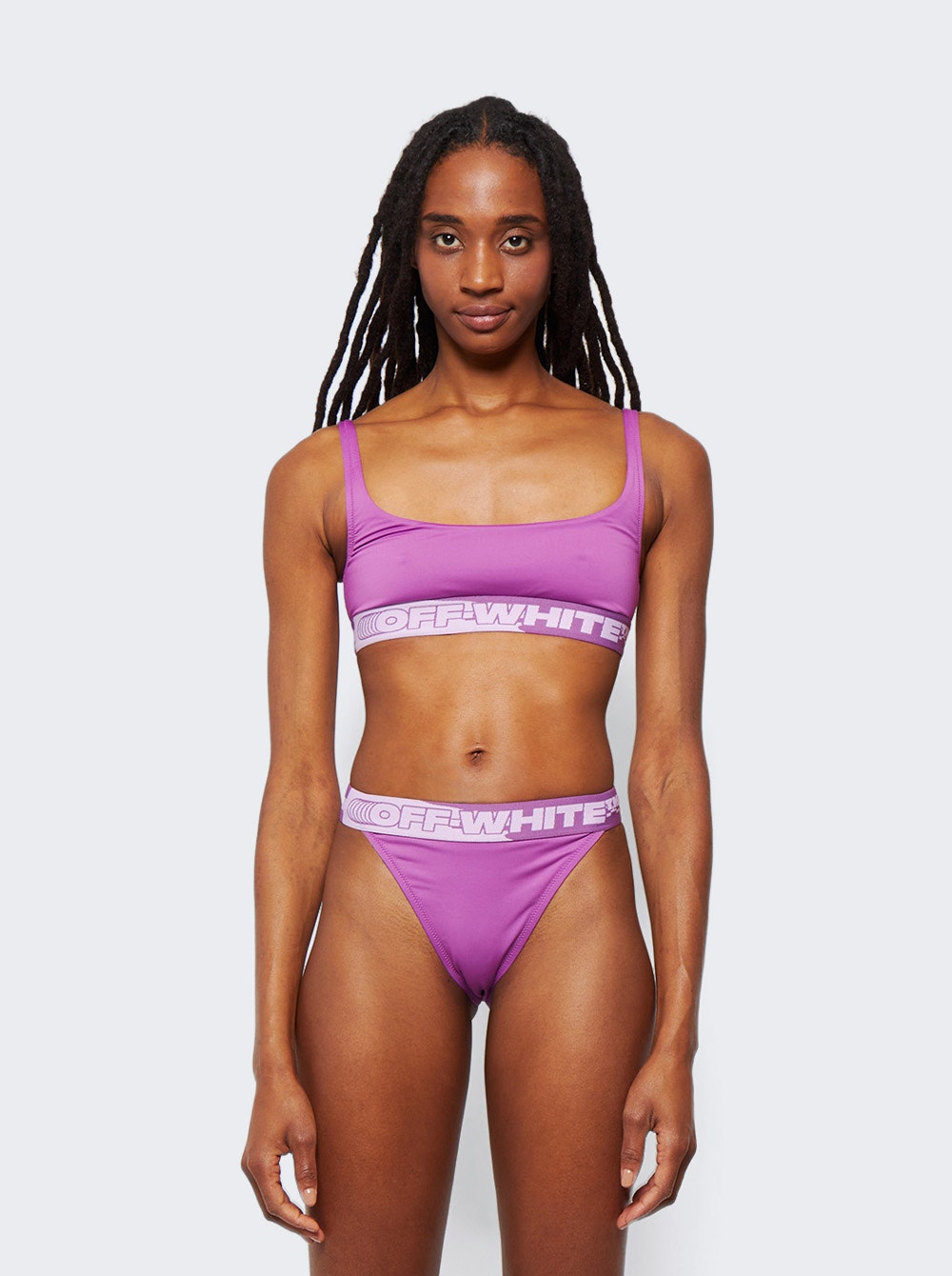 Women | Off-White | Logo Band Bikini | Pink