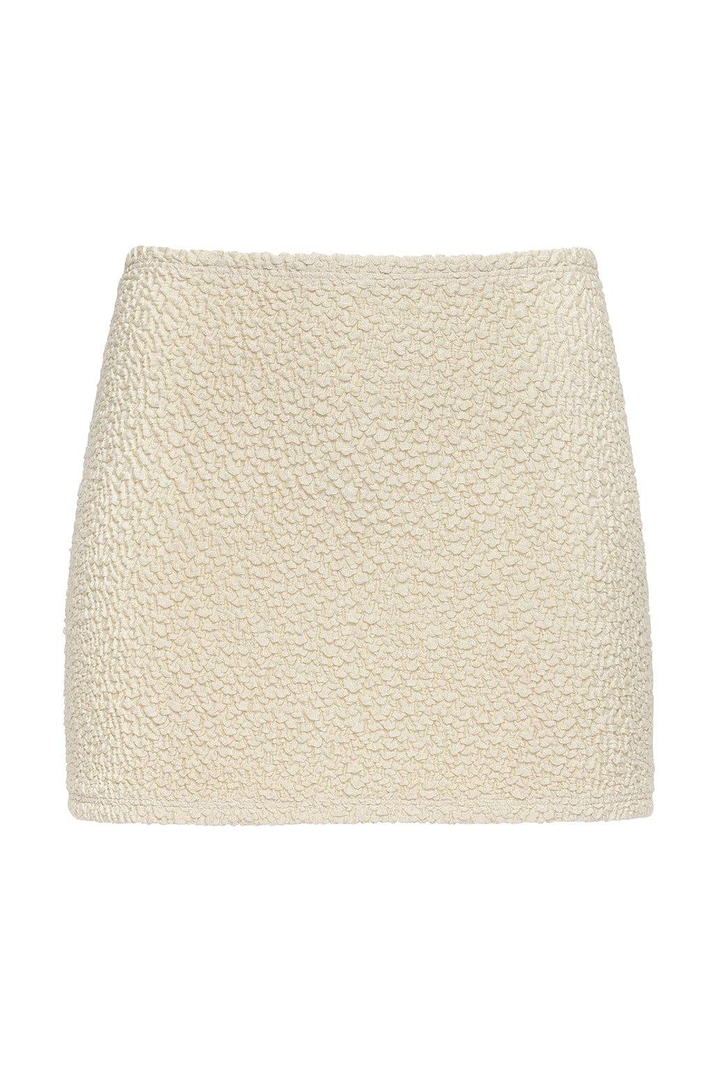 Micro Skirt | Oat Texture