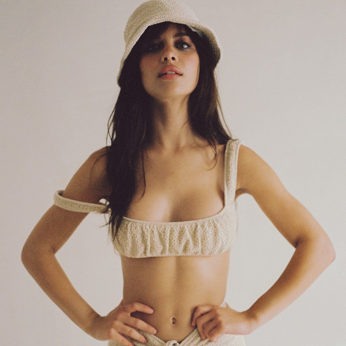 Bucket Hat | Oat Texture