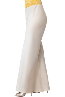 Olivette Satin Pants - Oat - Self - Adore