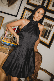 ONE33 SOCIAL | The Finley Black Tuxedo Mini Cocktail Dress | Black