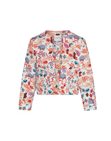 Ossie Silk Quilted Jacket | Vintage Garden