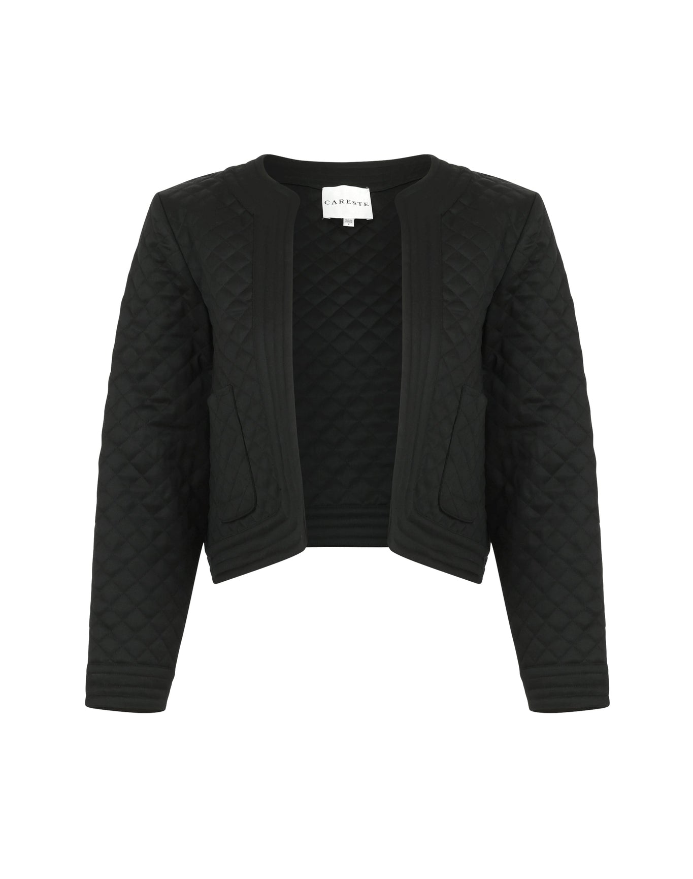 Ossie Wool Quilted Jacket | Black