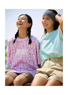 Oversize Printed T-shirt | Purple