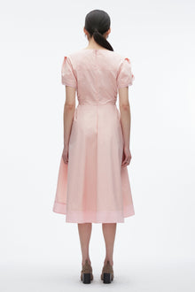 Tulip Sleeve V-Neck Dress | Petal