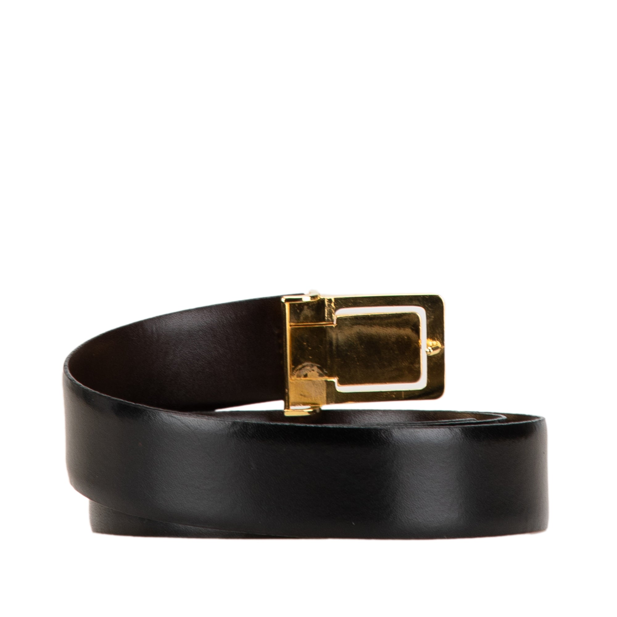 Dior | Pre-Owned Leather Belt | Black