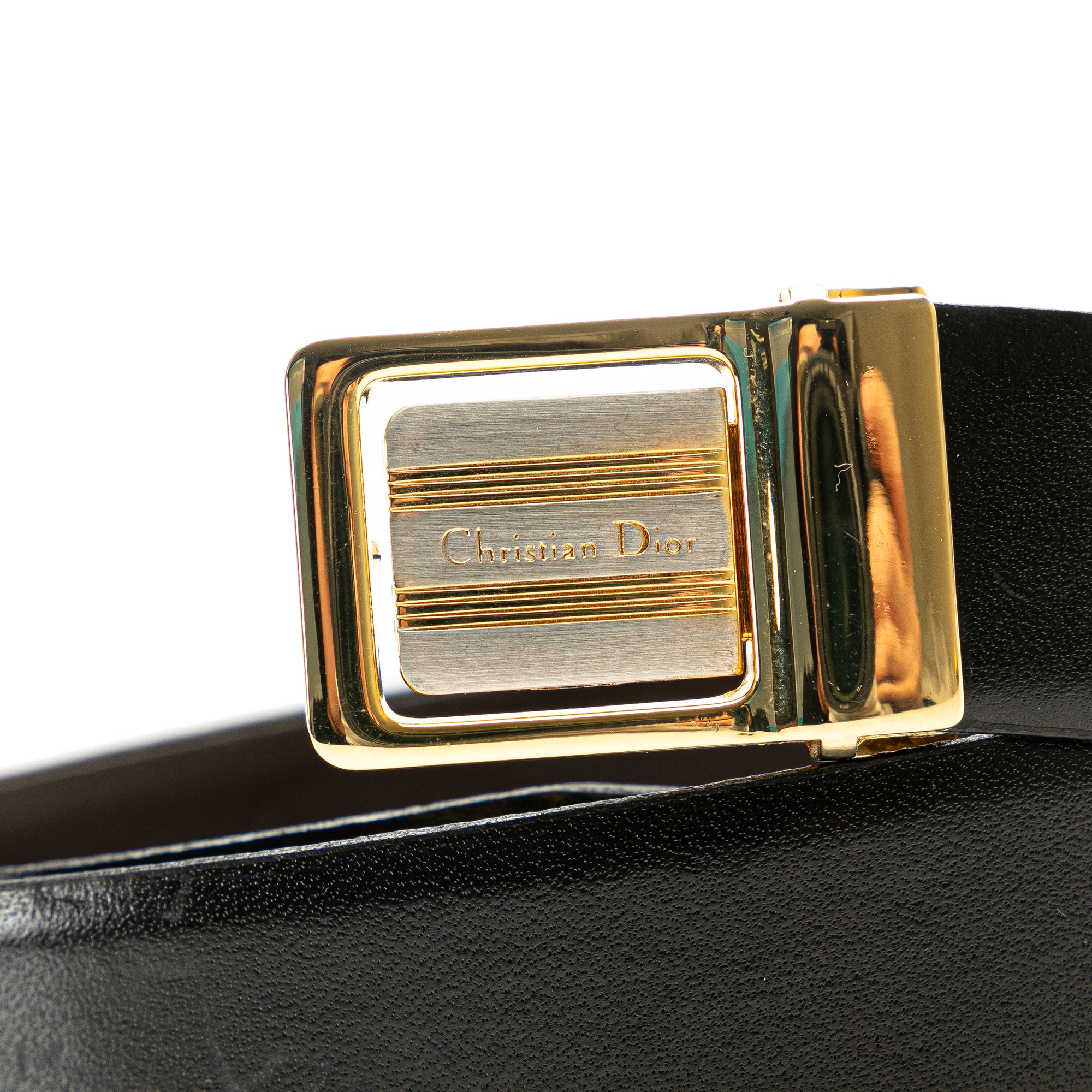 Dior | Pre-Owned Leather Belt | Black