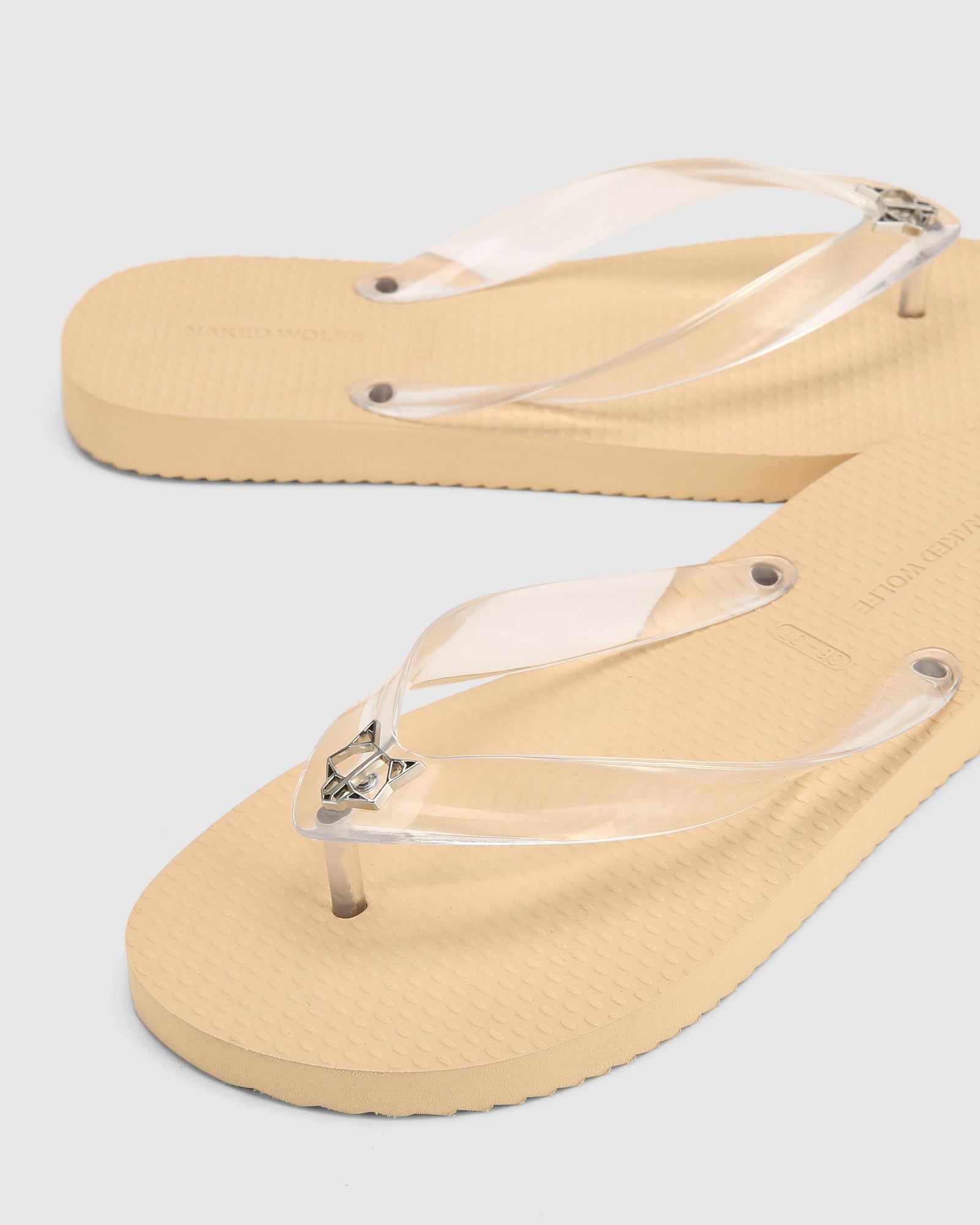 Womens | Pampelonne Thong | Clear/Beige