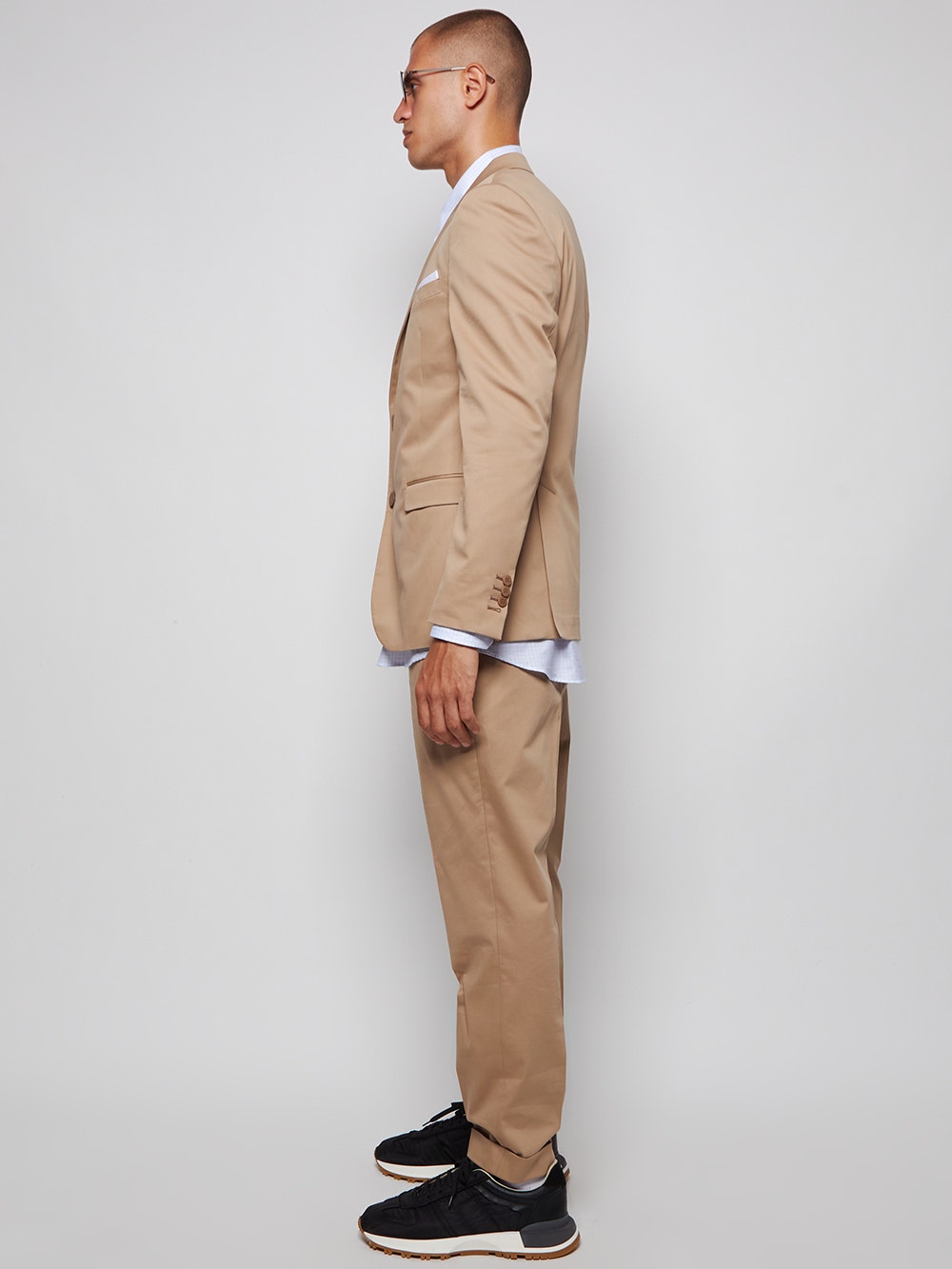 Neil Barrett | Travel Slim Fit Long Unlined Suit | Dark Safari