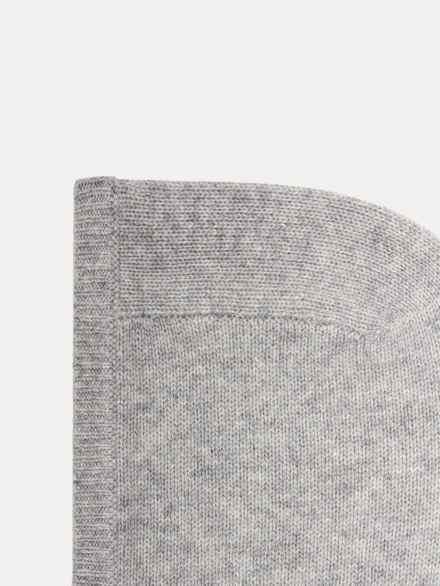 Girl | Cashmere Hood For Girls | Heathered Gray