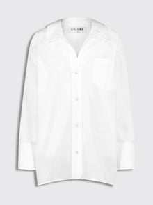 Petra Poplin Shirt | White