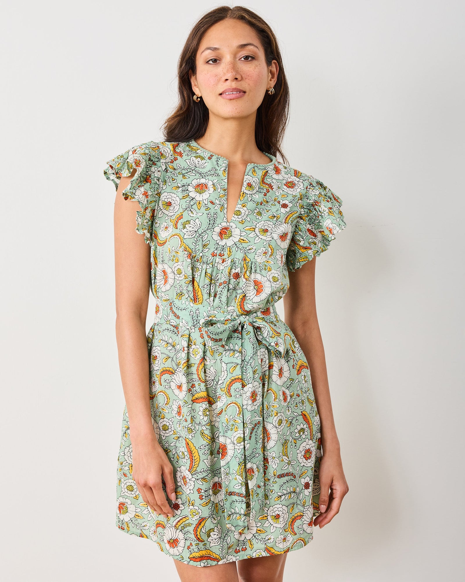 India Bloom - Royal Dress - Sage - Printfresh