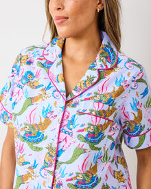 Deep Sea Divers - Short PJ Set - Lavender Sorbet - Printfresh