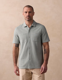 Men | Knit Getaway Button Up | Juniper