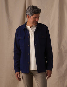 Men | Brightside Flannel Lined Workwear Jacket | Navy