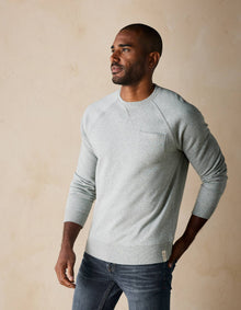 Men | Jackie Premium Fleece Pocket Crew | Grey