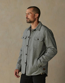 Men | Brightside Flannel Lined Workwear Jacket | Ash
