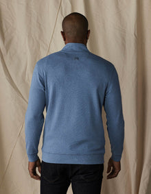 Men | Puremeso Button Popover | Slate Blue