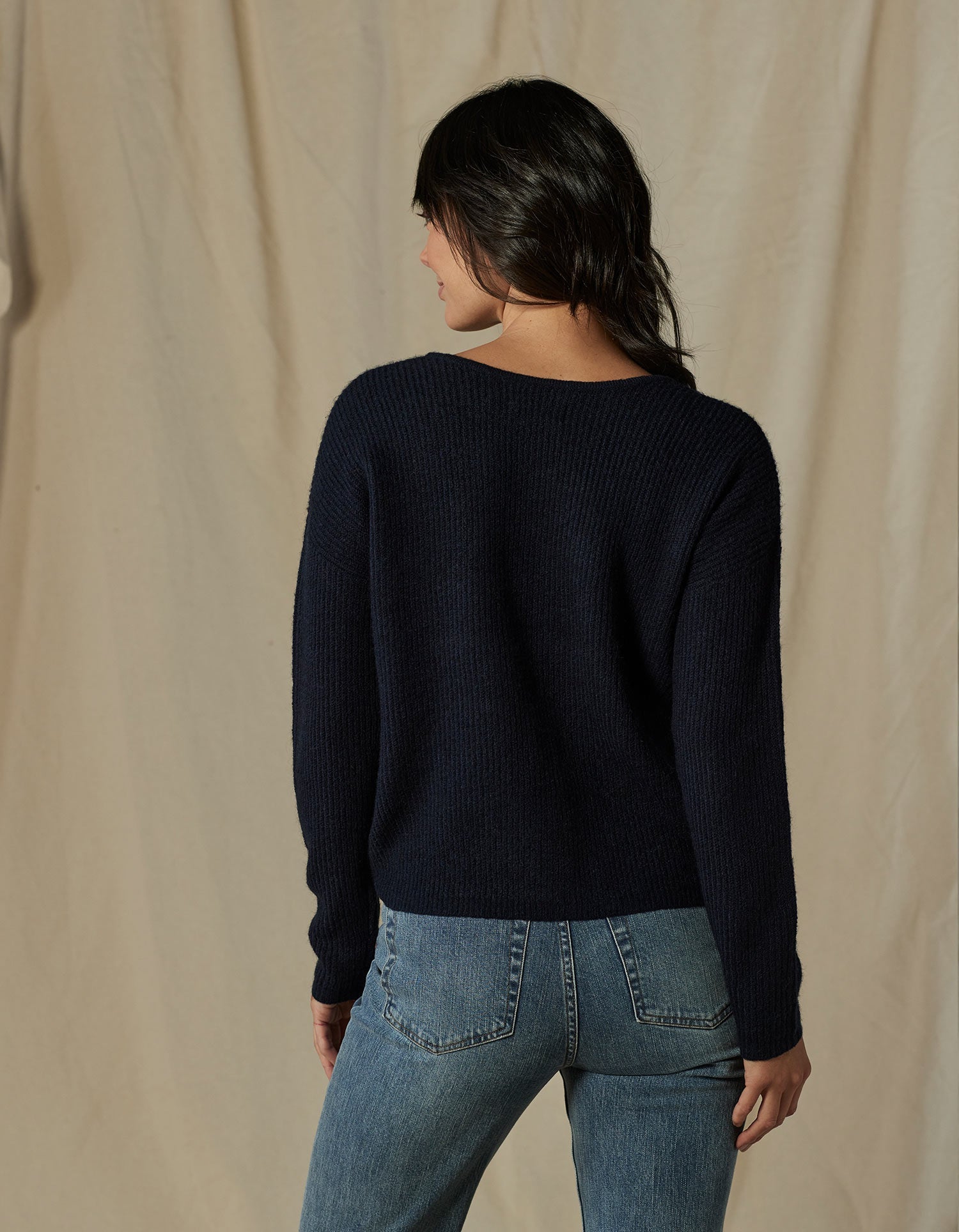 Women | Marianna Cardigan Top | Navy