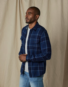 Men | Mountain Overshirt | Indigo Plaid