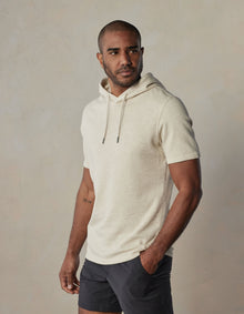 Men | Cole Terry Athletic Hoodie | Oatmeal
