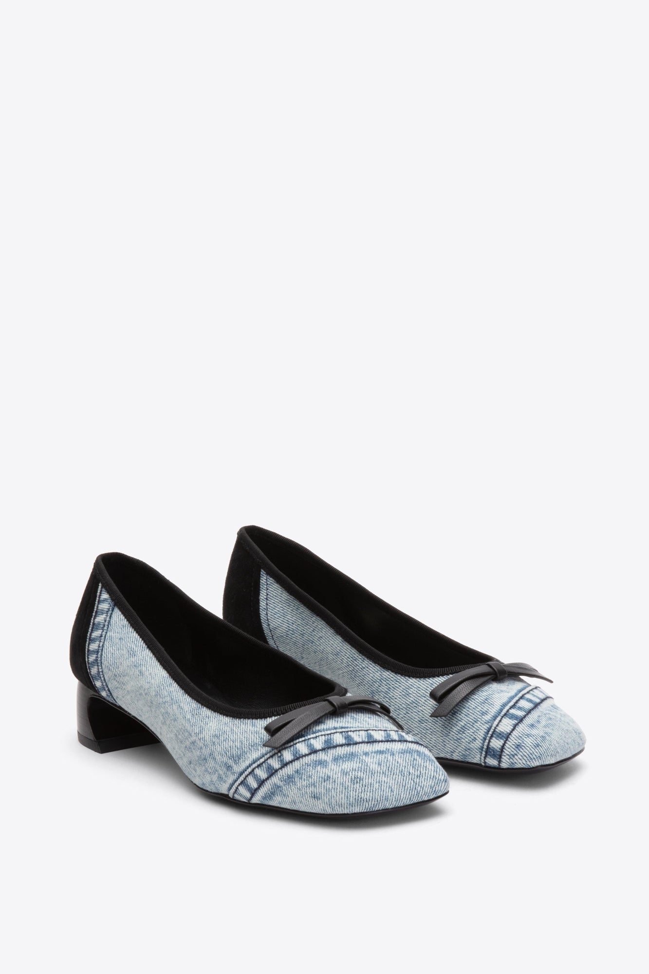 ID Soft Ballerina Pump | Black/Blue