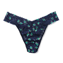 Signature Lace Original Rise Thong | Olive You - Maritime