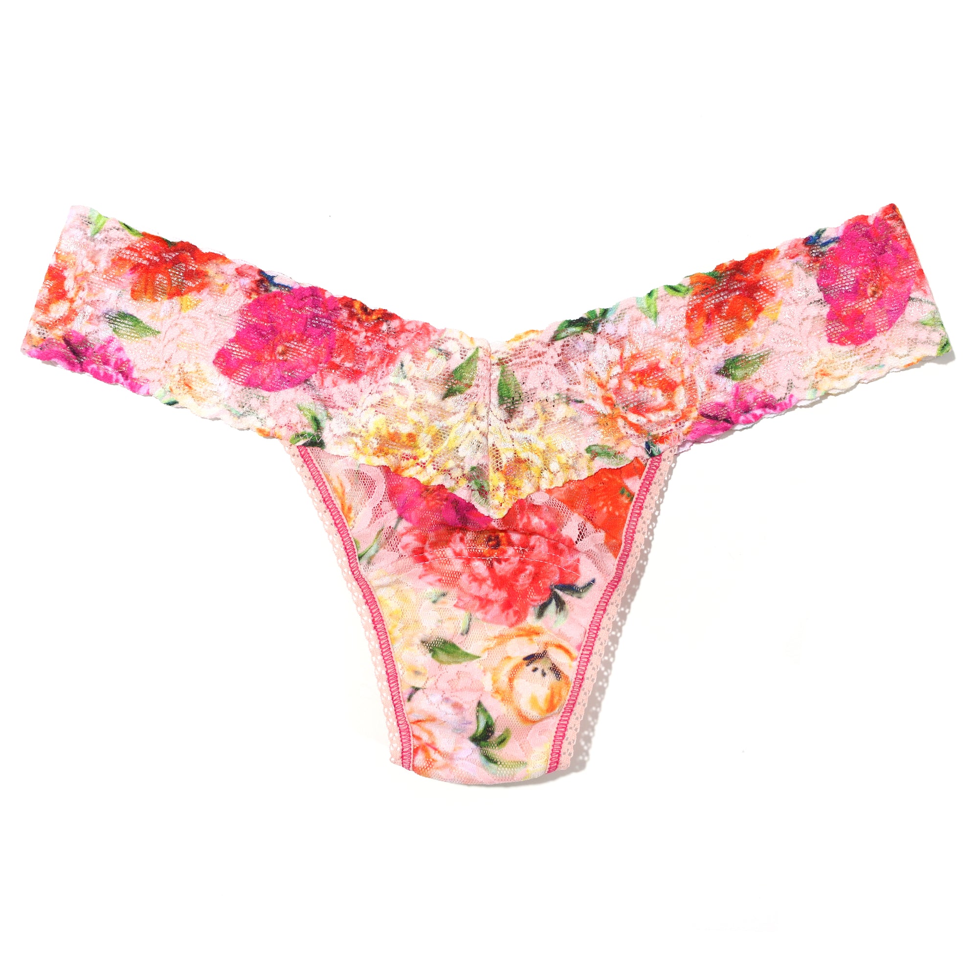 Signature Lace Low Rise Thong | Bring Me Flowers