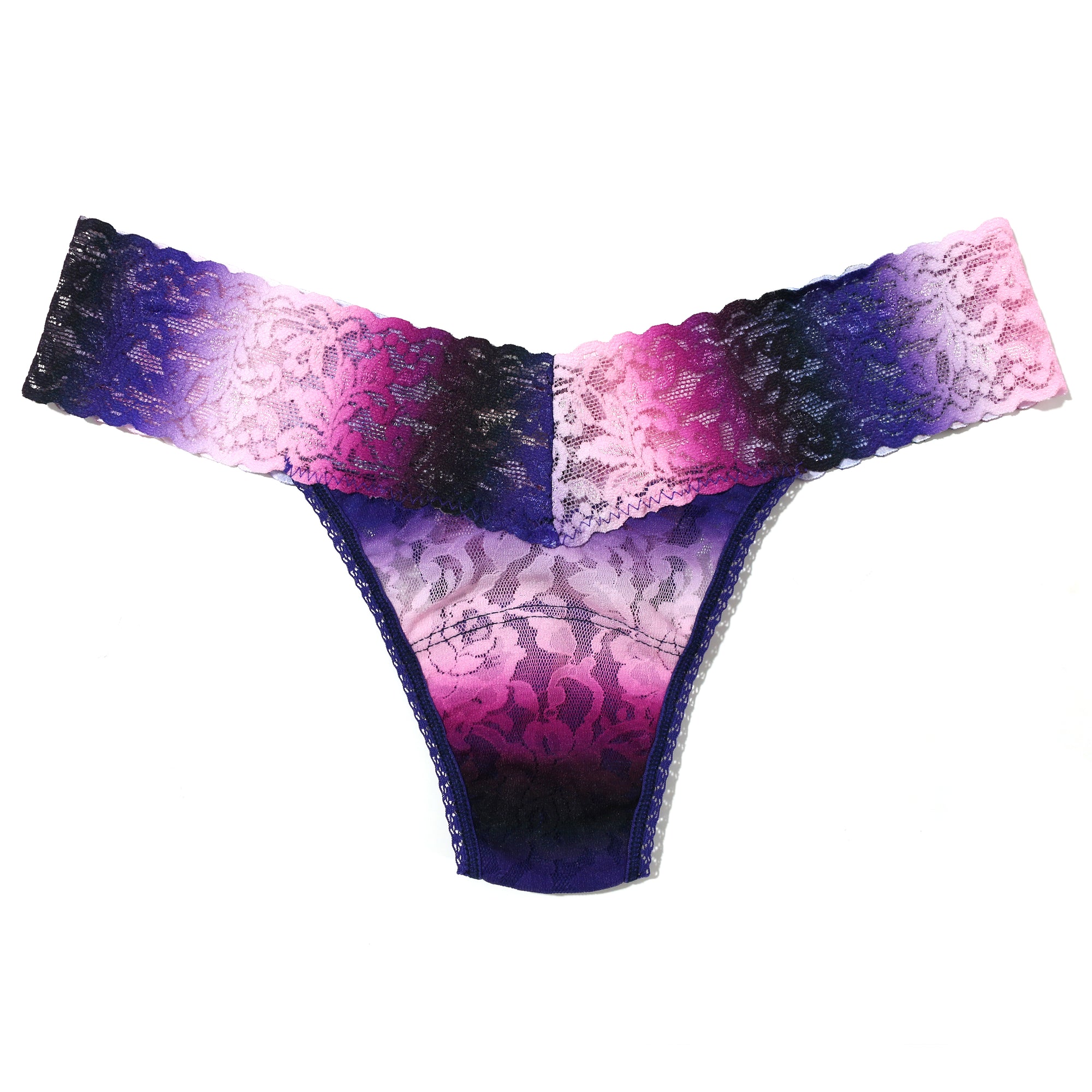 Signature Lace Low Rise Thong | Before Sunset Print