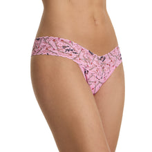 Signature Lace Low Rise Thong | Perfect Match (Pink)