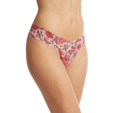 Signature Lace Low Rise Thong | Poinsettia