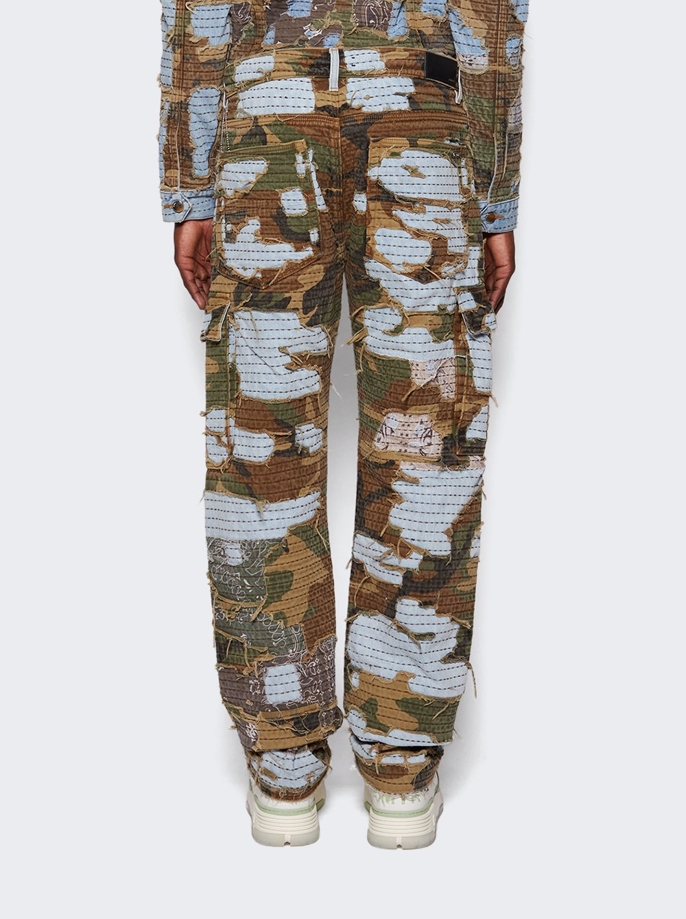 Men | Amiri | Boro Repair Straight Jean Indigo | Multi