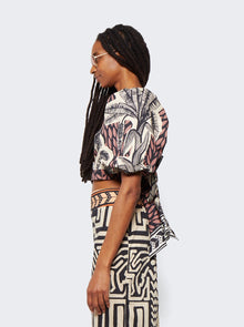 Women | Johanna Ortiz | Paraiso Natural Crop Top | Maroon