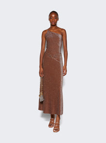 Johanna Ortiz | Rainstorm Midi Skirt Dark Chocolate | Brown