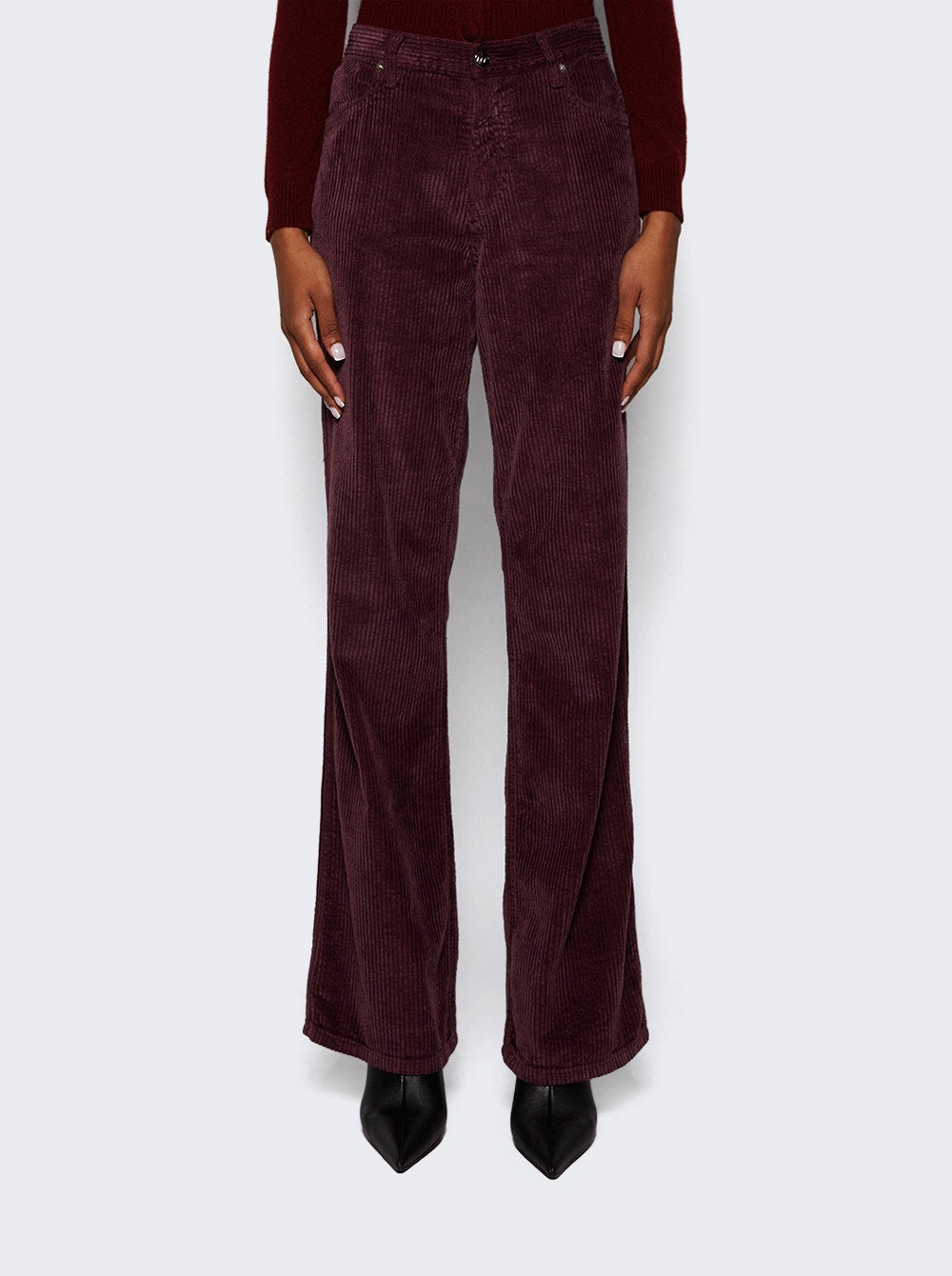 Women | Alexandra Golovanoff | France Corduroy Trousers Bordeaux