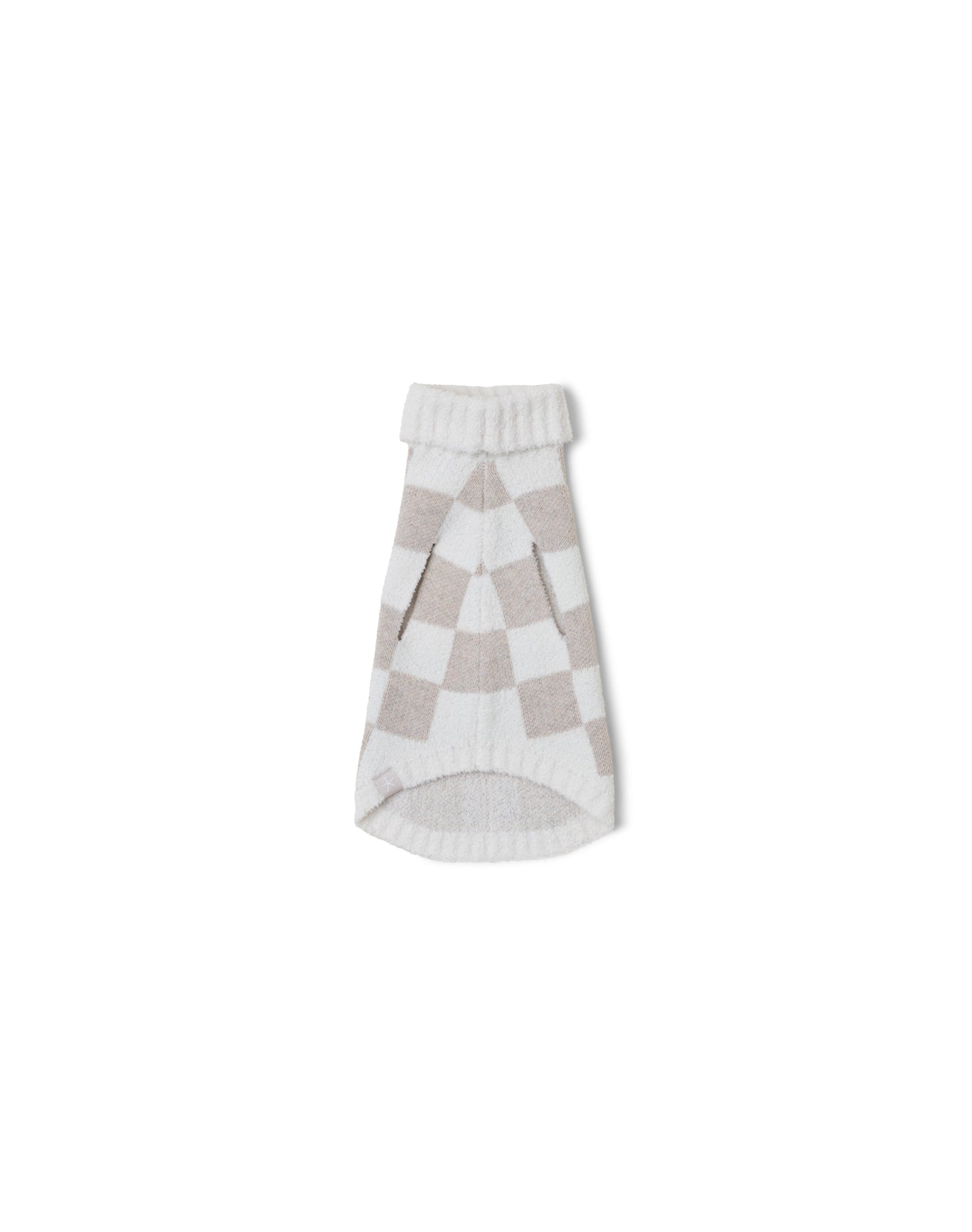 Pet | Cozychic Cotton Checkered Sweater | Oatmeal-Cream