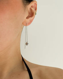 Seashell Threader Earrings | Silver