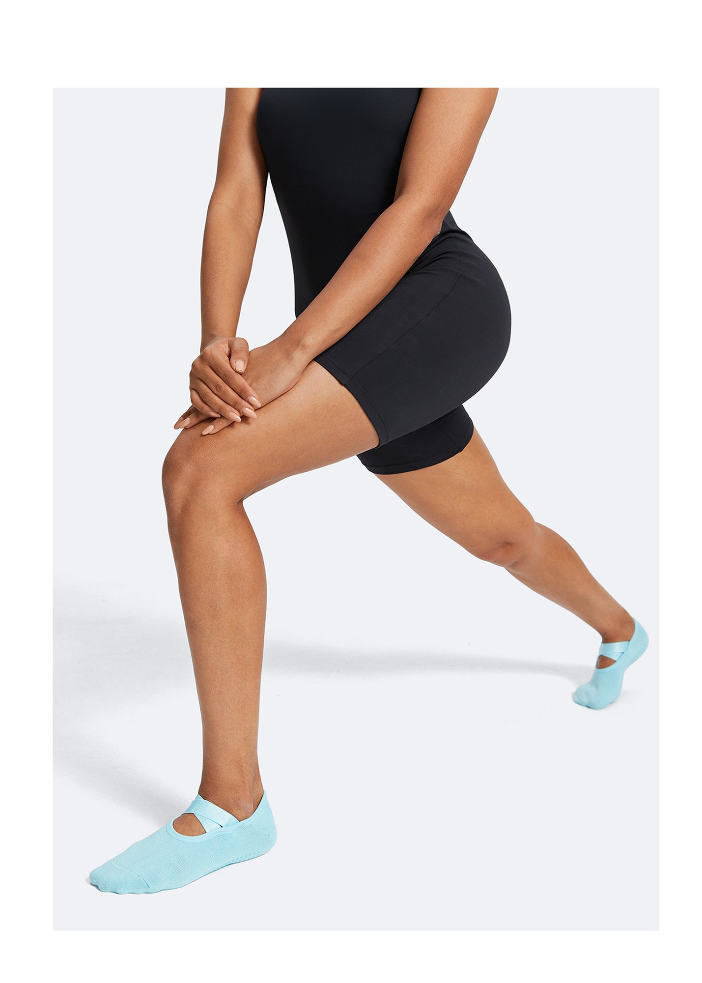Pilates Grip Socks | Serenity Blue