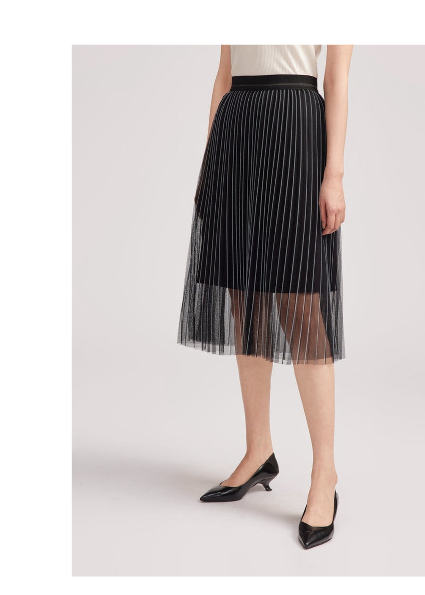 Pleated Skirt | Black