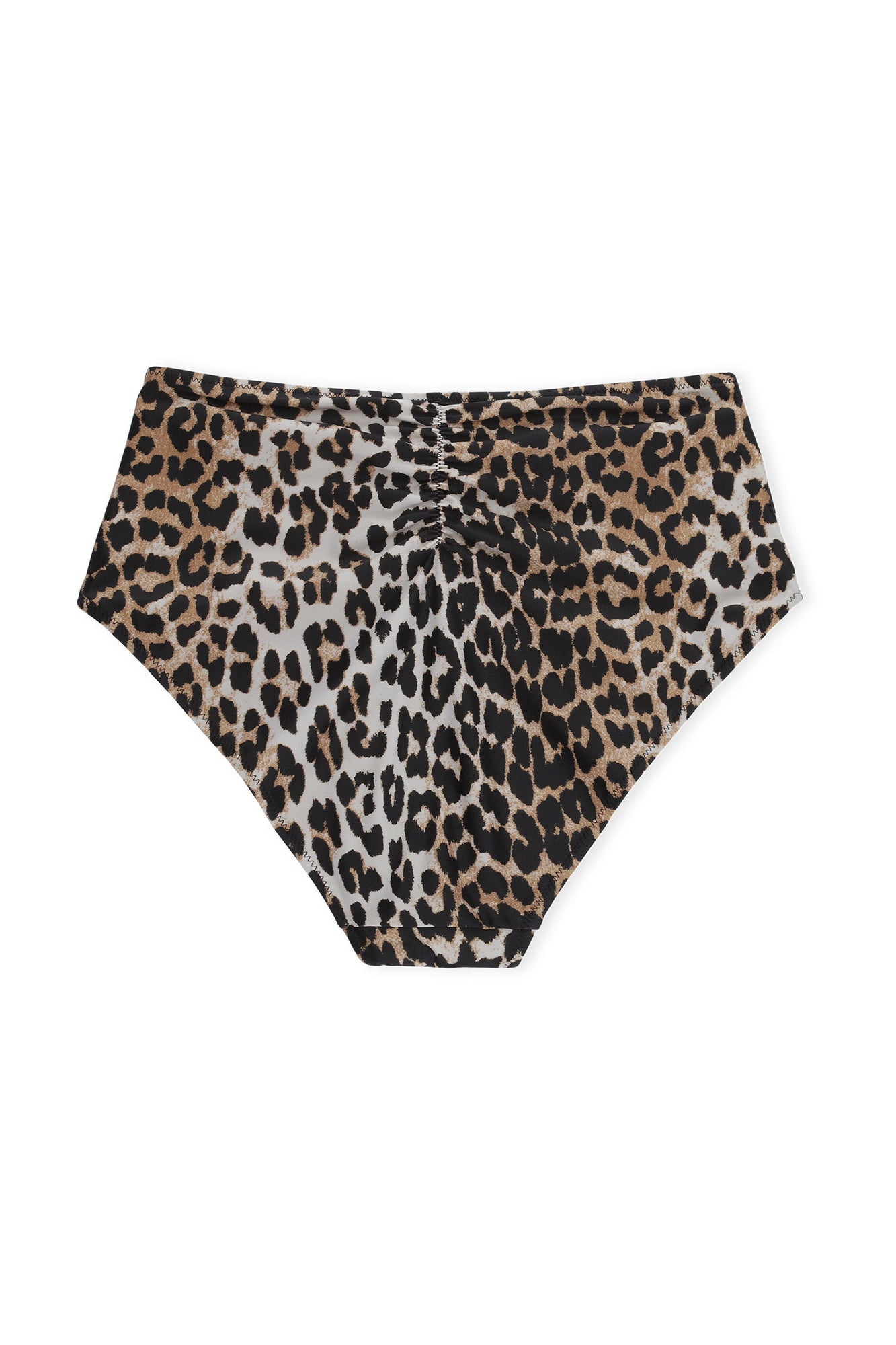 Print High Rise Bikini Briefs | Leopard (V2)